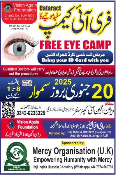 Free Eye Camp – Kotli poster
